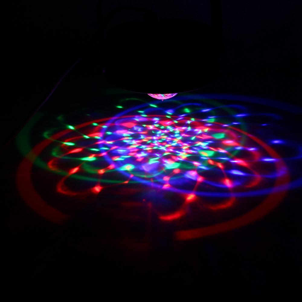 RGB LED Stage Light Strobe Light Crystal Ball Party Club DJ Disco Atmostphere Light AC90-265V