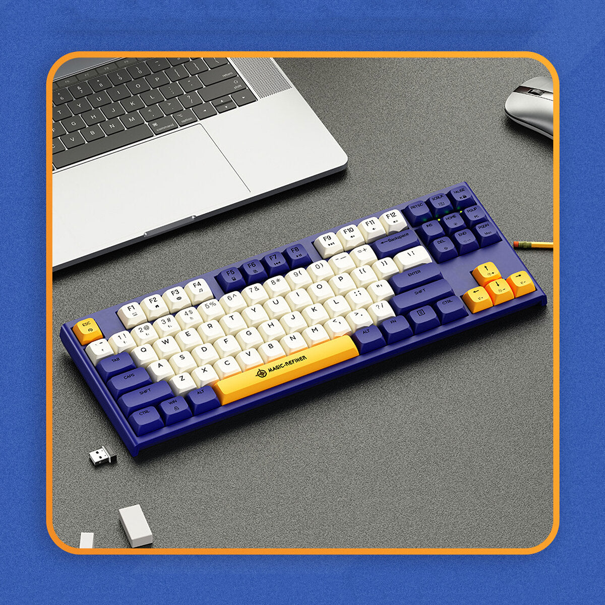 DIY Mechanical Gaming Keyboard Triple Mode Wireless Bluetooth5.0 2.4G With Hot Swappable