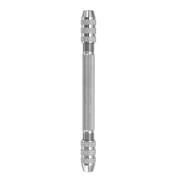 0.5-3.2mm Double Head Chuck Mini Hand Drill With 10pcs 0.8-3mm Twist Bits Set