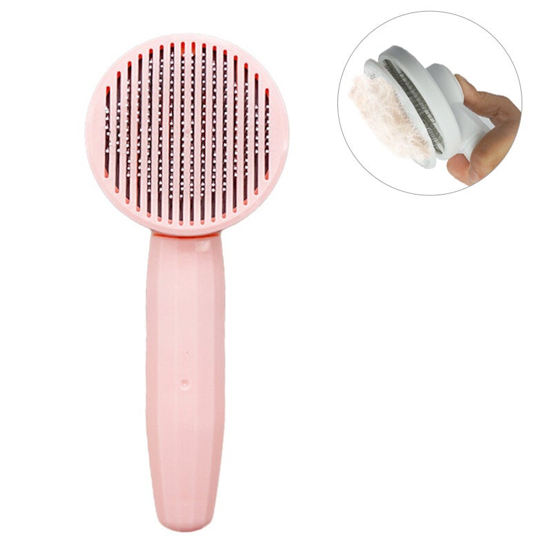 Multi-color PP Pet Hair Removal Comb Non-slip Pet Grooming Comb Pet Massage Comb Brush
