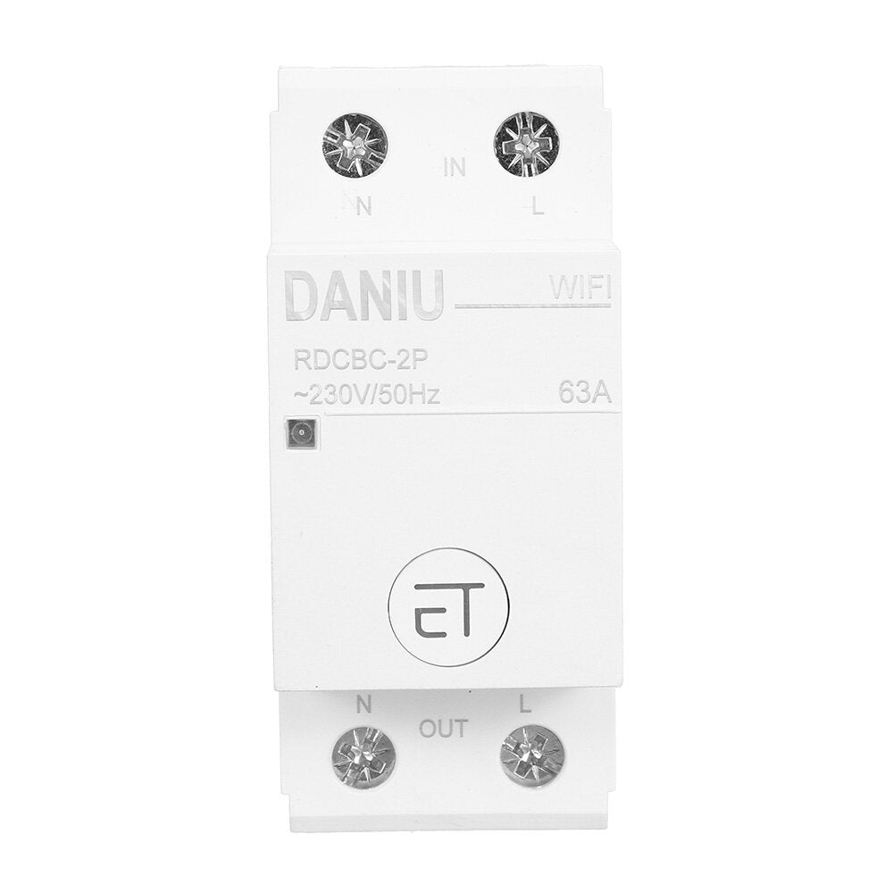 WiFi Circuit Breaker 2P Time Timer Switch Relay eWelink App Control Smart Home House Remote Control Voice Control for Amazon Alexa Google Home