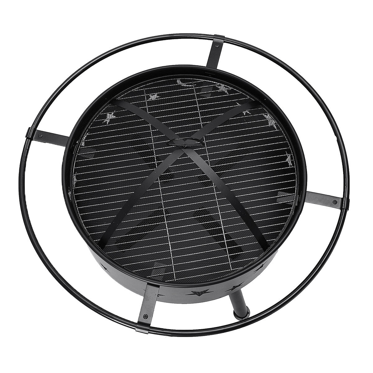 Outdoor Stove 61CM Garden Patio Wood Log Burner BBQ Camping Brazier