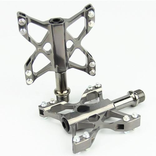 Ultralight MTB BMX Mountain Pedals 3 Bearings Platform Pedals CNC AL6061+ Cr-Mo Axis 240g