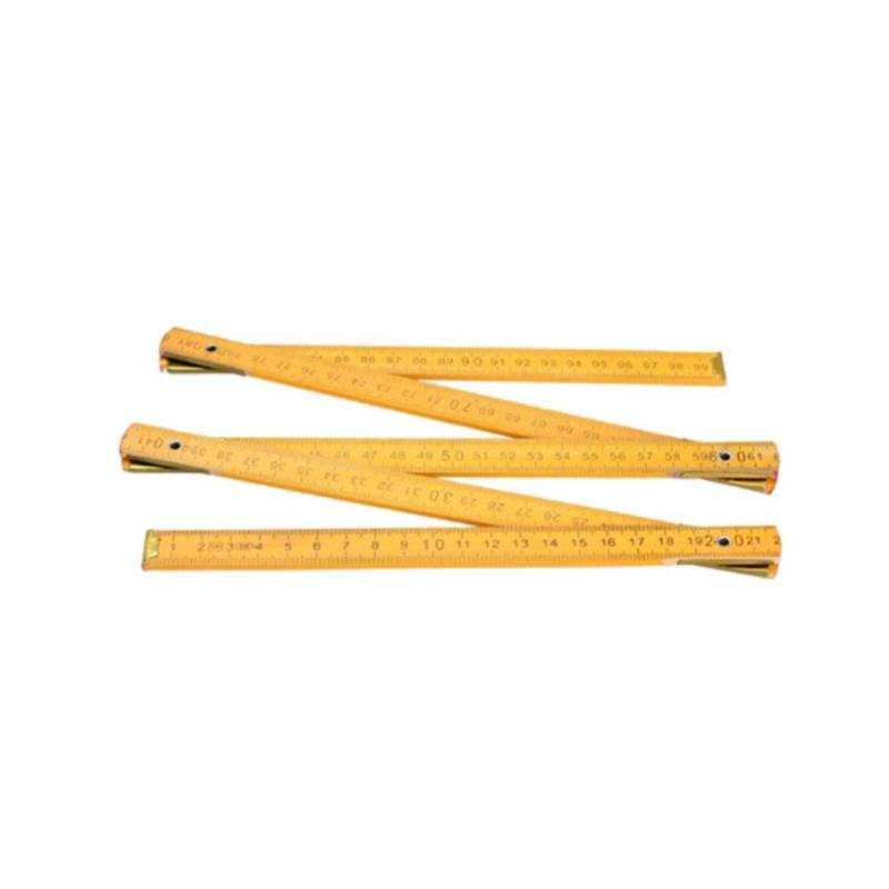 Portable Wooden Folding Ruler 1M/2M Multifunctional Painting Drawing Measuring Instrument Model Template Ruler Carpenter Measuring Tools