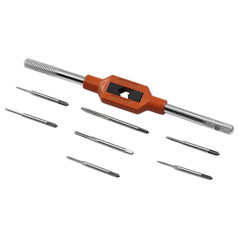 M1-8 Adjustable Tap Spanner with 7pcs M1.1-M2.5 Mini Screw Hand Set