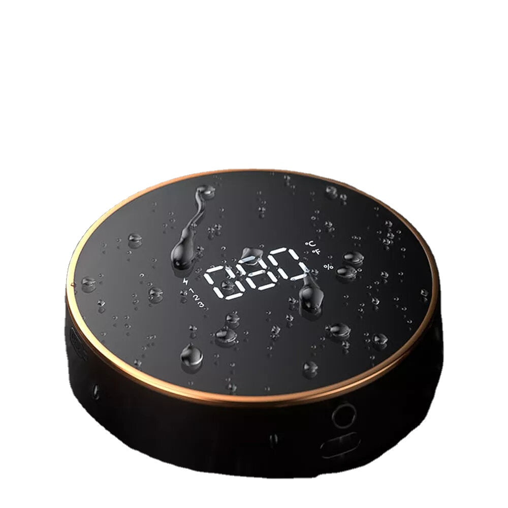 300ML Wall Automatic Soap Dispenser Full-screen Display Battery Room Temperature Soap Dispenser 3 Bubble Modes Adjustable Hand Washer