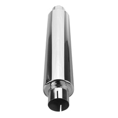 Universal 2.25'' ID 19'' Long Resonator Exhaust Muffler Silencer Stainless Steel