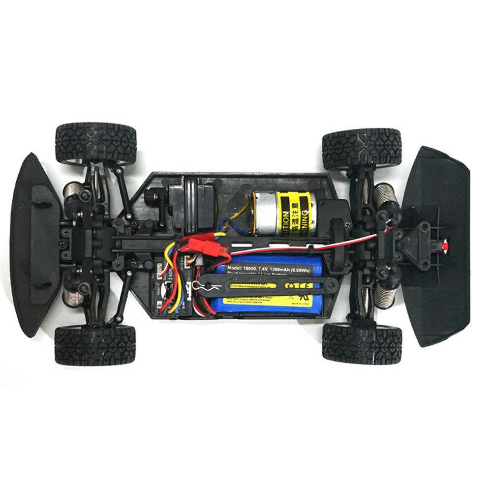 RTR 2.4G 4WD 30km/h RC Car LED Light Drift On-Road Proportional Control Vehicles Model