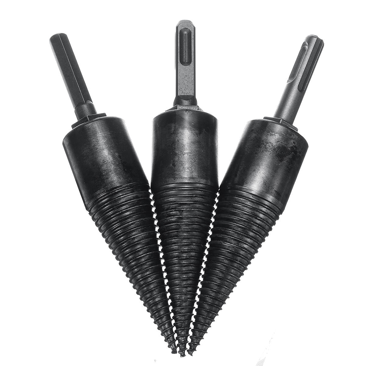 32mm High Speed Steel Firewood Splitting Drill Bit Hard Wood Cone Splitter