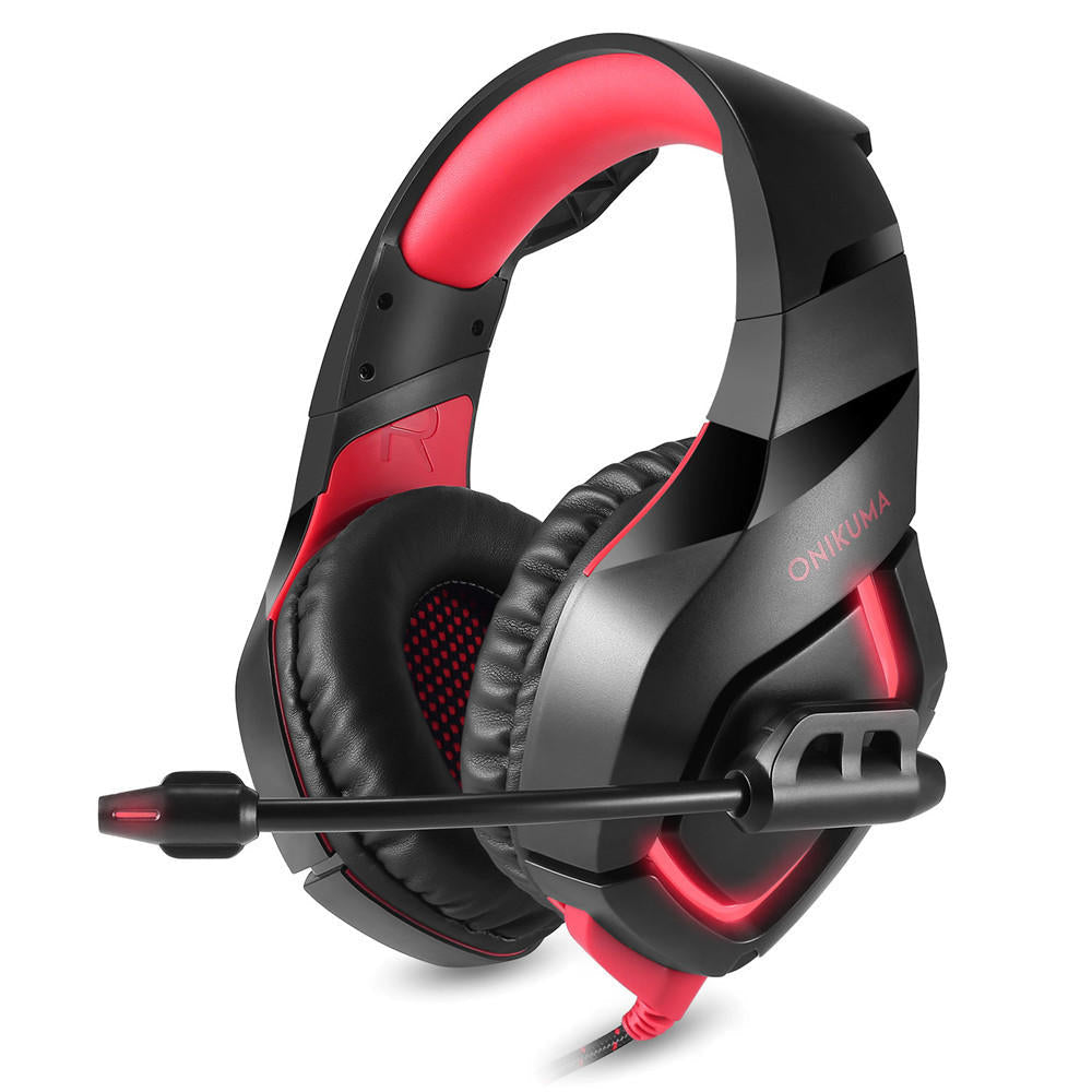 Gaming Headphone Flexible Light Bass Stereo Over Ear Headset Headphone with Mic