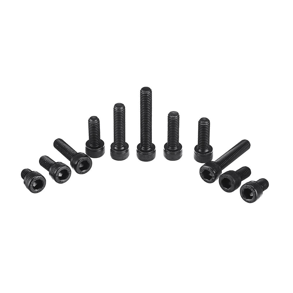 92Pcs M6 12.9 Grade Carbon Steel Hex Socket Cap Head Screw Bolt 8-35mm Set