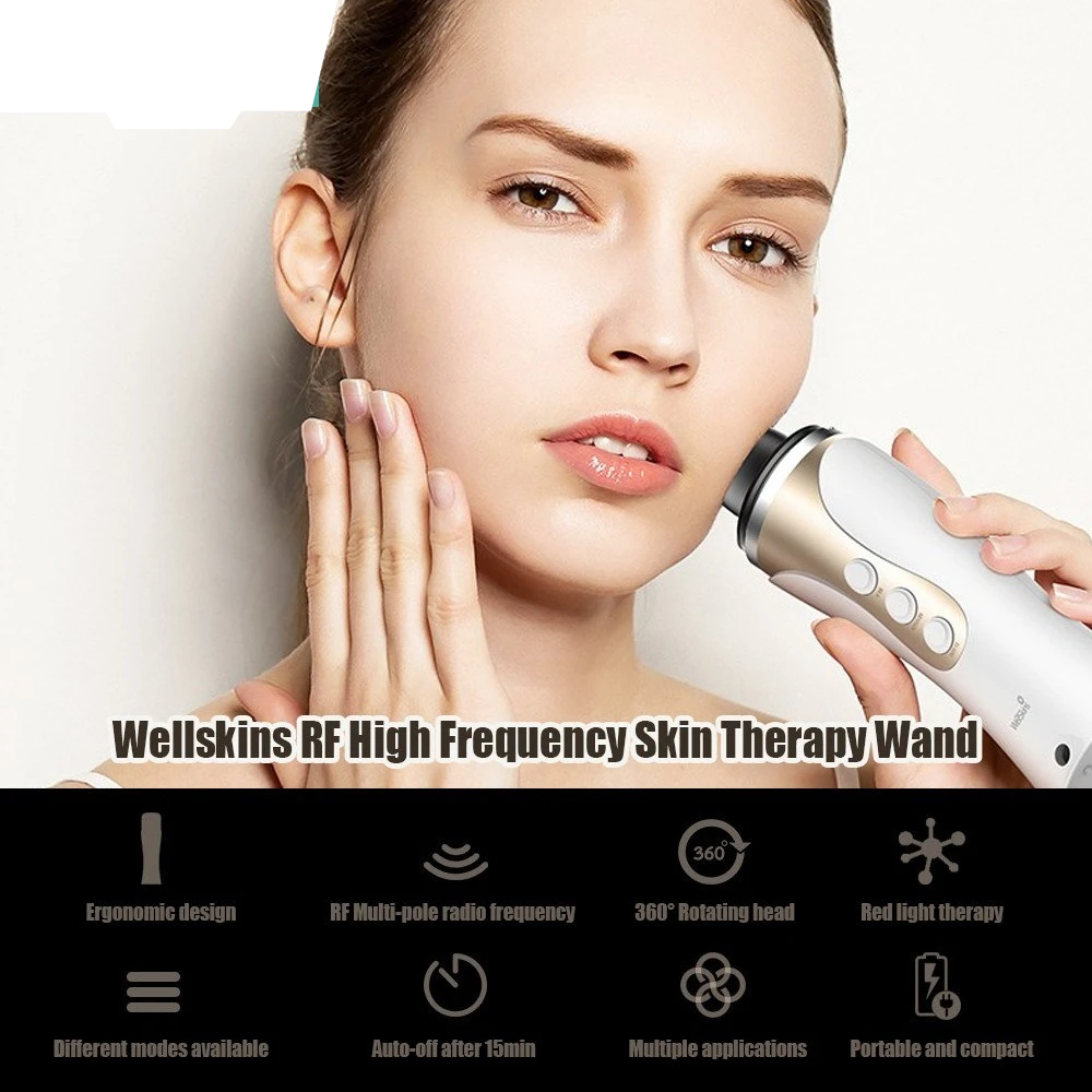 Handheld RF High Frequency Skin Therapy Wand