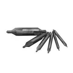 6pcs 1/1.5/2/2.5/3/5mm Nitride Center Drills 60 Degree HSS Countersink Drill