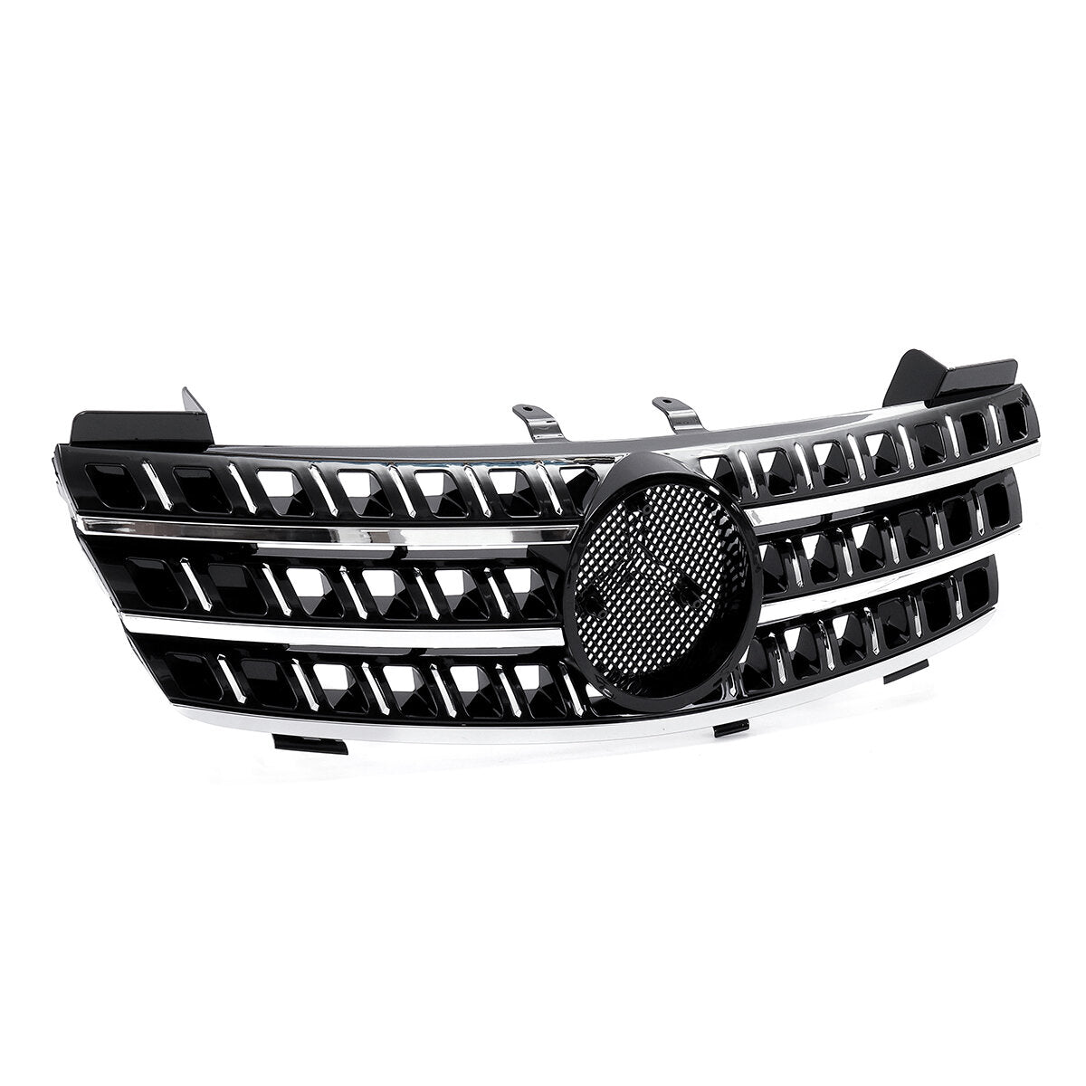 Glossy Front Hood Grill Grille For Mercedes Benz ML Class