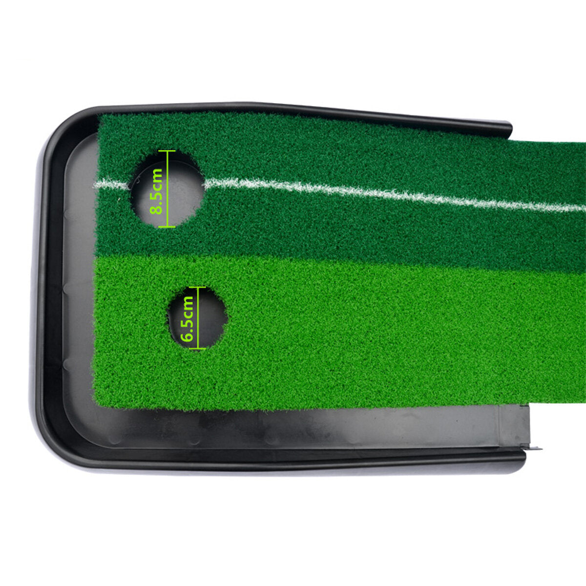 9.8ft Golf Dual Track Golf Simulator Practice Golf Ball Return Machine Indoor Outdoor