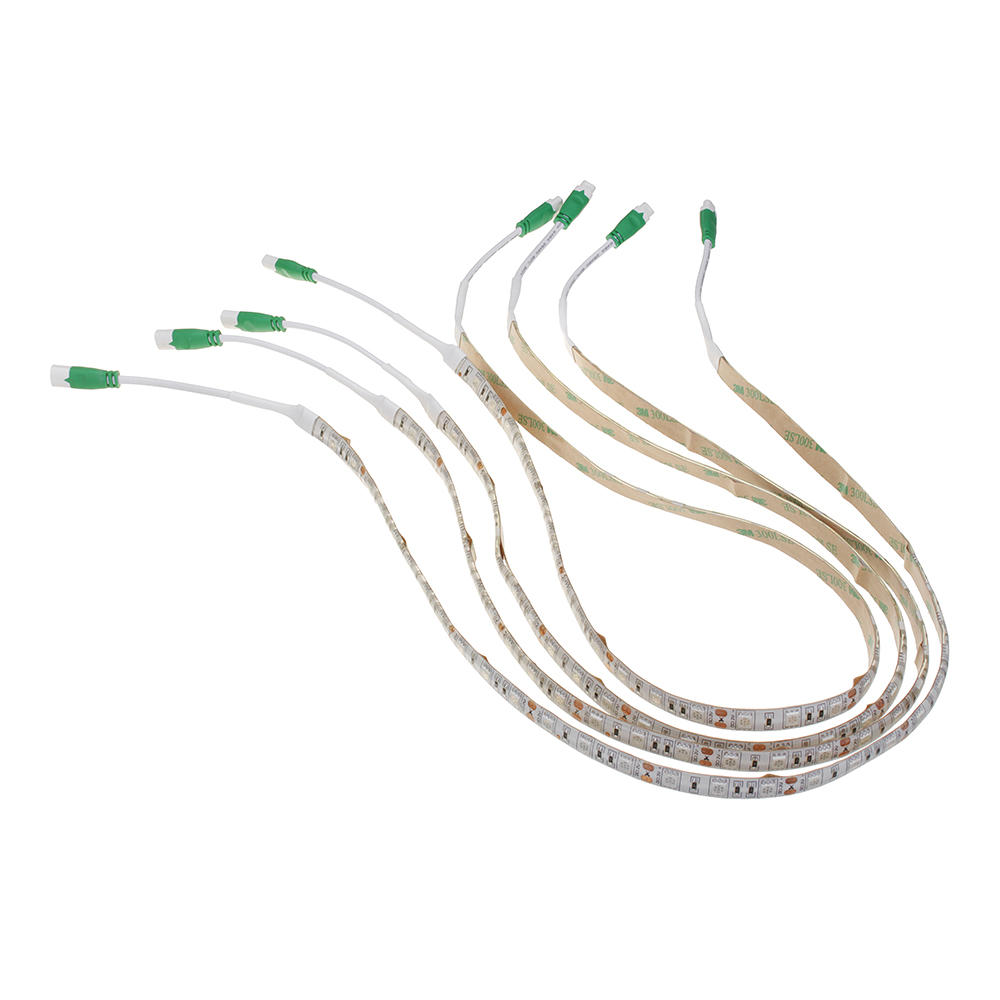 4 Pcs 20W 36 LED Grow Light Strip Red:Blue 4:1 Waterproof LED Plant Light EU/US Plug AC100-240V