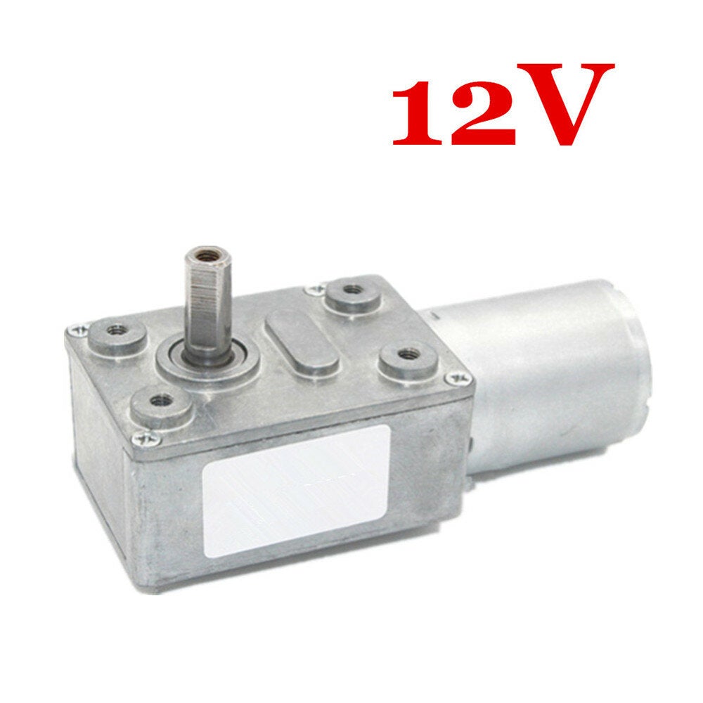 12V 24V 150RPM Reversible Power Torque Turbo Worm Electric Gear Motor DC Motor