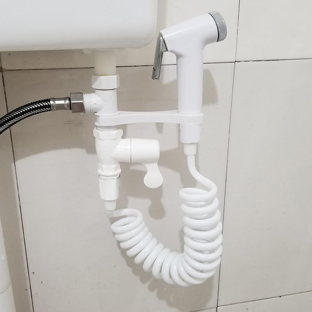 ABS Handheld Toilet Portable Bidet Sprayer Nozzle Shower Head Seat Bathroom Kit Home Tool