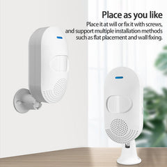 Smart WiFi PIR Motion Sensor Wireless APP Remote Control Human Body Sensor Home Infrared Detector Alarm Work with Alexa Google Home Tuya App