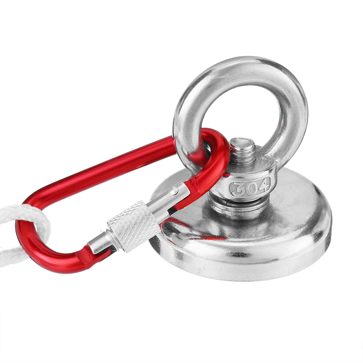 350KG/450KG/600KG Neodymium Magnet with 10m Rope for Detecting Metal Treasure