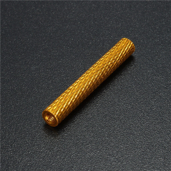 M3AS16 50Pcs M3 30mm Knurled Standoff Bolt Aluminum Alloy 6061 Anodized Spacer Multicolor
