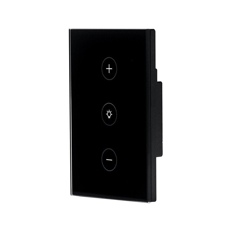 Wifi Smart Touch SCR Stepless Dimmer Switch US Standard Mobile Phone Control Compatible with Amazon Alexa Google Home
