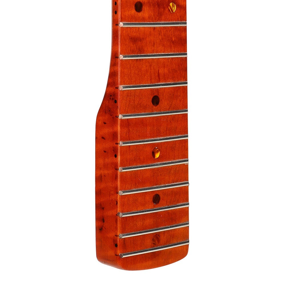 Vintage Electric Guitar Neck 21 Frets Fingerboard Maple Replacement for ST Strat Parts Accessories
