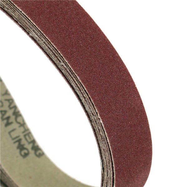10pcs 760x25mm 100 Grit Sanding Belts Abrasive Sanding Paper
