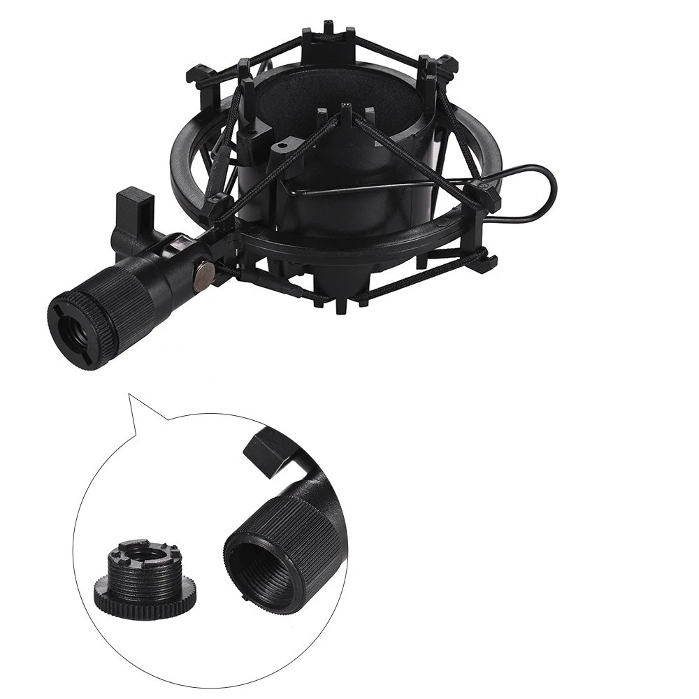 Universal Condenser Microphone Mic Shock Mount Holder Bracket Plastic