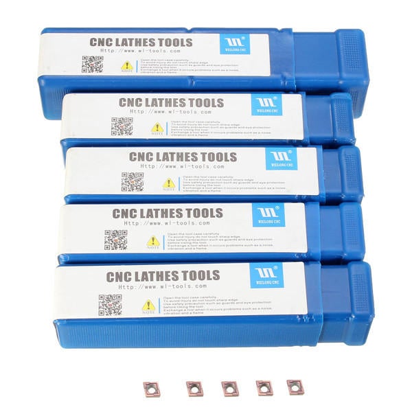 5pcs 6/7/8/10/12mm Lathe Boring Bar Tunring Tool With 5pcs CCMT0602 Insert