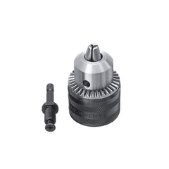 Keyless Drill Chuck Screwdriver Impact Driver Converter Adaptor Hex Shank Kit
