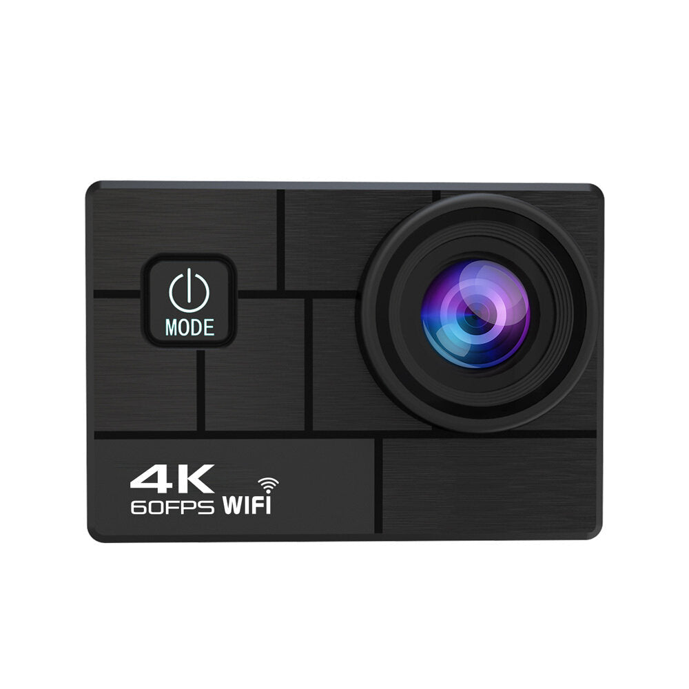 Wifi Ultra HD Sports Action Camera Underwater Waterproof 30M Video Recording DV Cam with Mounting Accessories Kit 2.0 Inch 4K 60fps