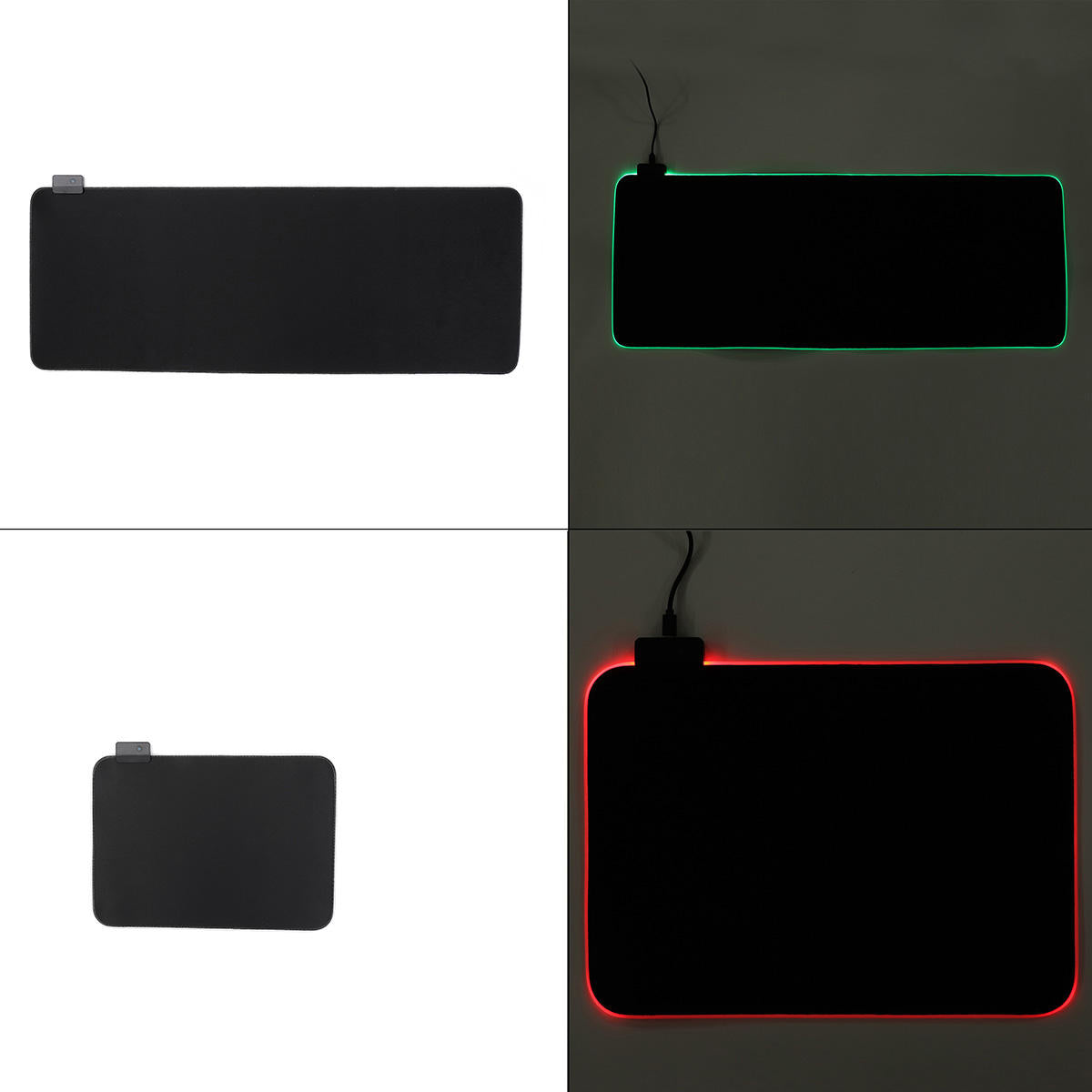 80 * 30 RGB Colorful LED Lighting Gaming Mouse Pad Mat for PC Laptop LOL Dota OW