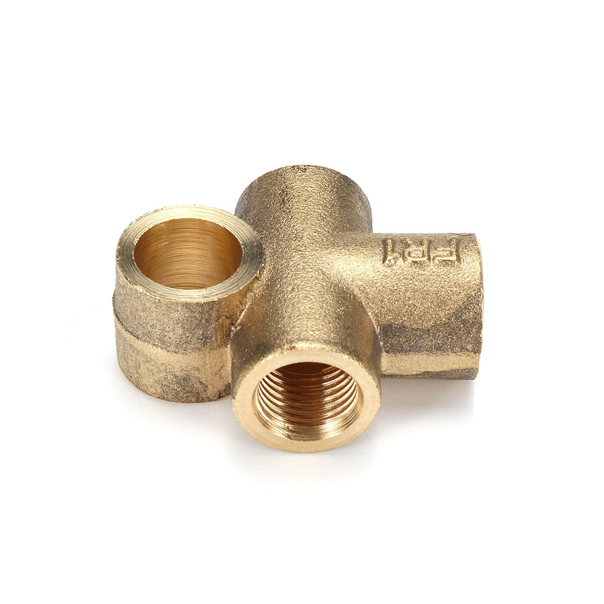 3 Ways T Piece Brake M10 Tee 3/16 Inch Pipe 10mm With 3 Male Nuts Fitting Adapter