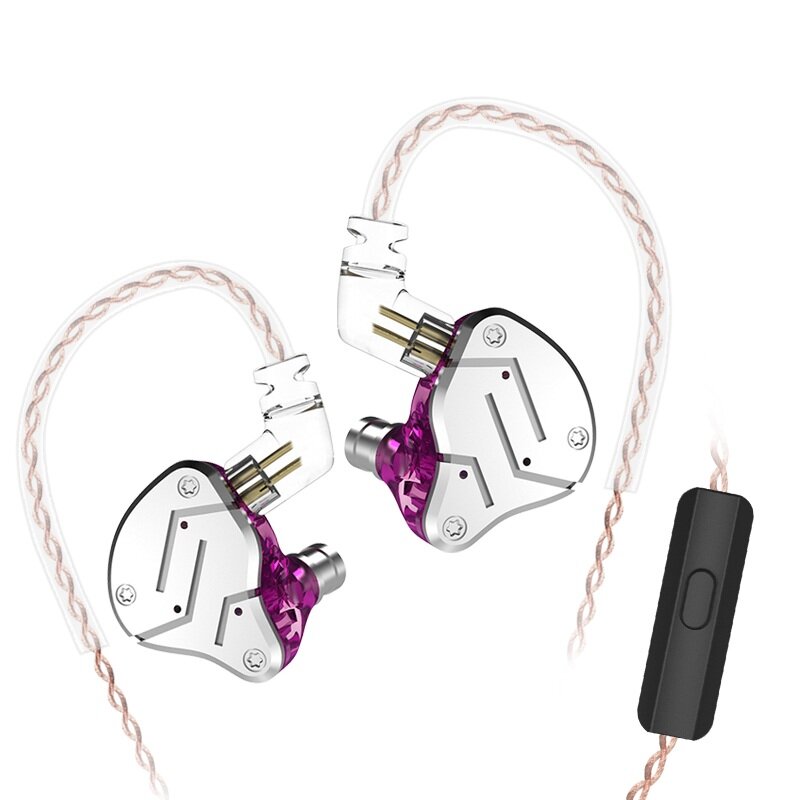 Dynamic Balanced Armature Driver Earphone Noise Cancelling 3.5mm Wire Headphone