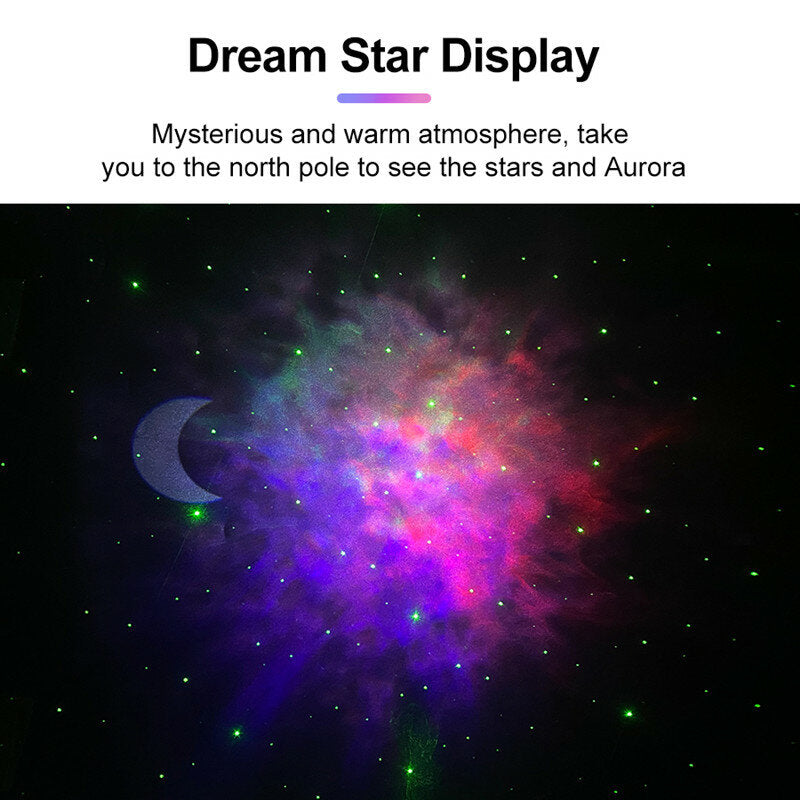 Sky Projector Bluetooth Music Speaker LED Night Light Projector Galaxy Nebula Ocean Star Projector Moon Night Lamp