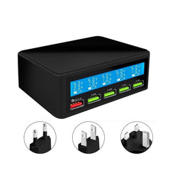 USB Mobile Phone Charger Real-time Dynamic of Intelligent LCD Digital Display Automatic Recognition Quick Charging