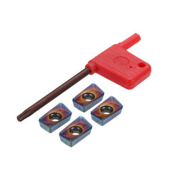 FMB22 400R 50mm Face End Mill Cutter with 4pcs Blue Nano APMT1604 Carbide Inserts