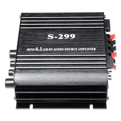 4x400W Bluetooth Power Amplifier 4.1 Channel Hi-Fi Home Car Use with Remote Control