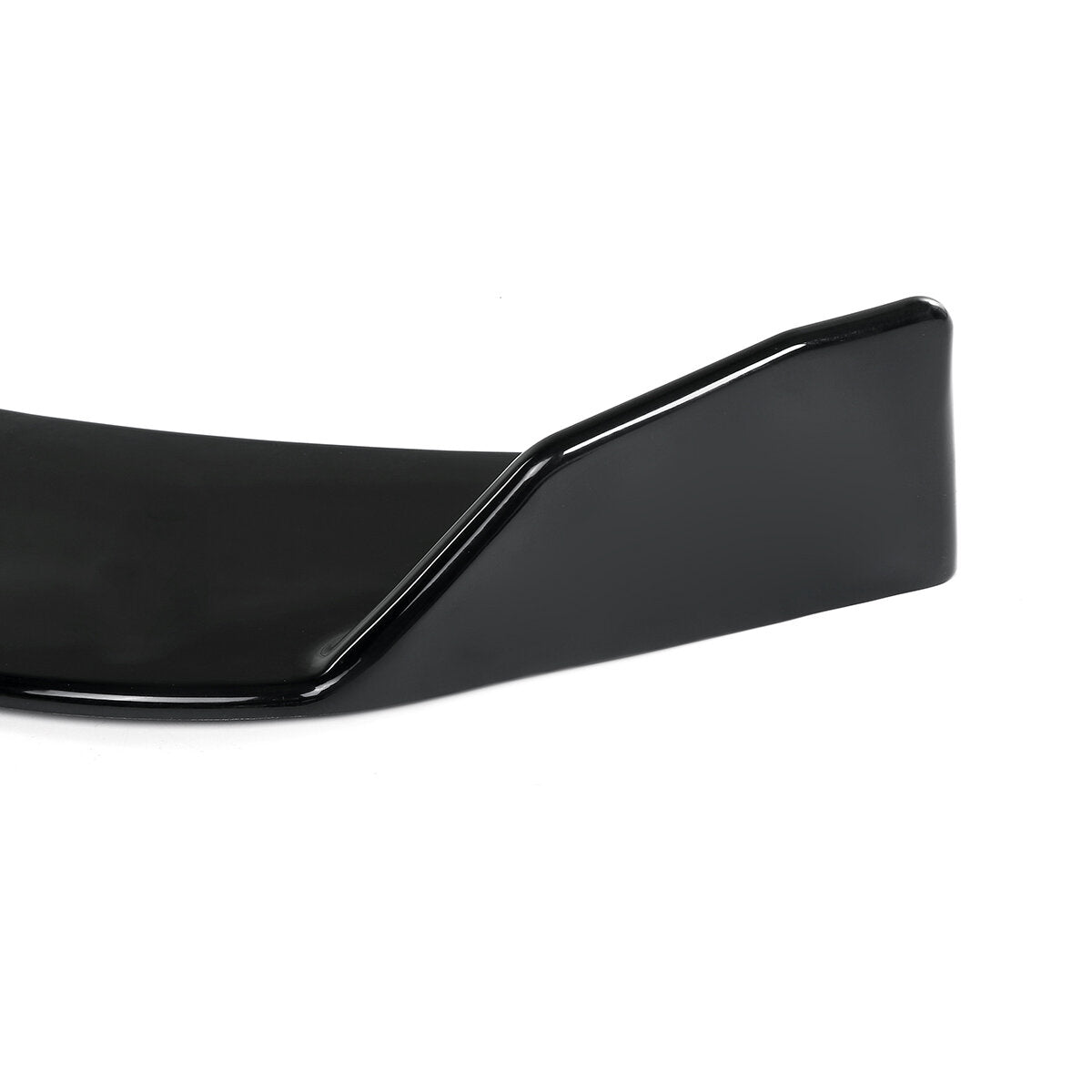 4PCS Black Front Lip Chin Bumper Spoilers Body Kits New For Car Universal
