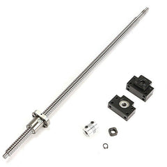 600mm Ball Screw with BK12 BF12 Supports and 6.35x10mm Coupler for CNC