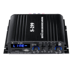 4x400W Bluetooth Power Amplifier 4.1 Channel Hi-Fi Home Car Use with Remote Control