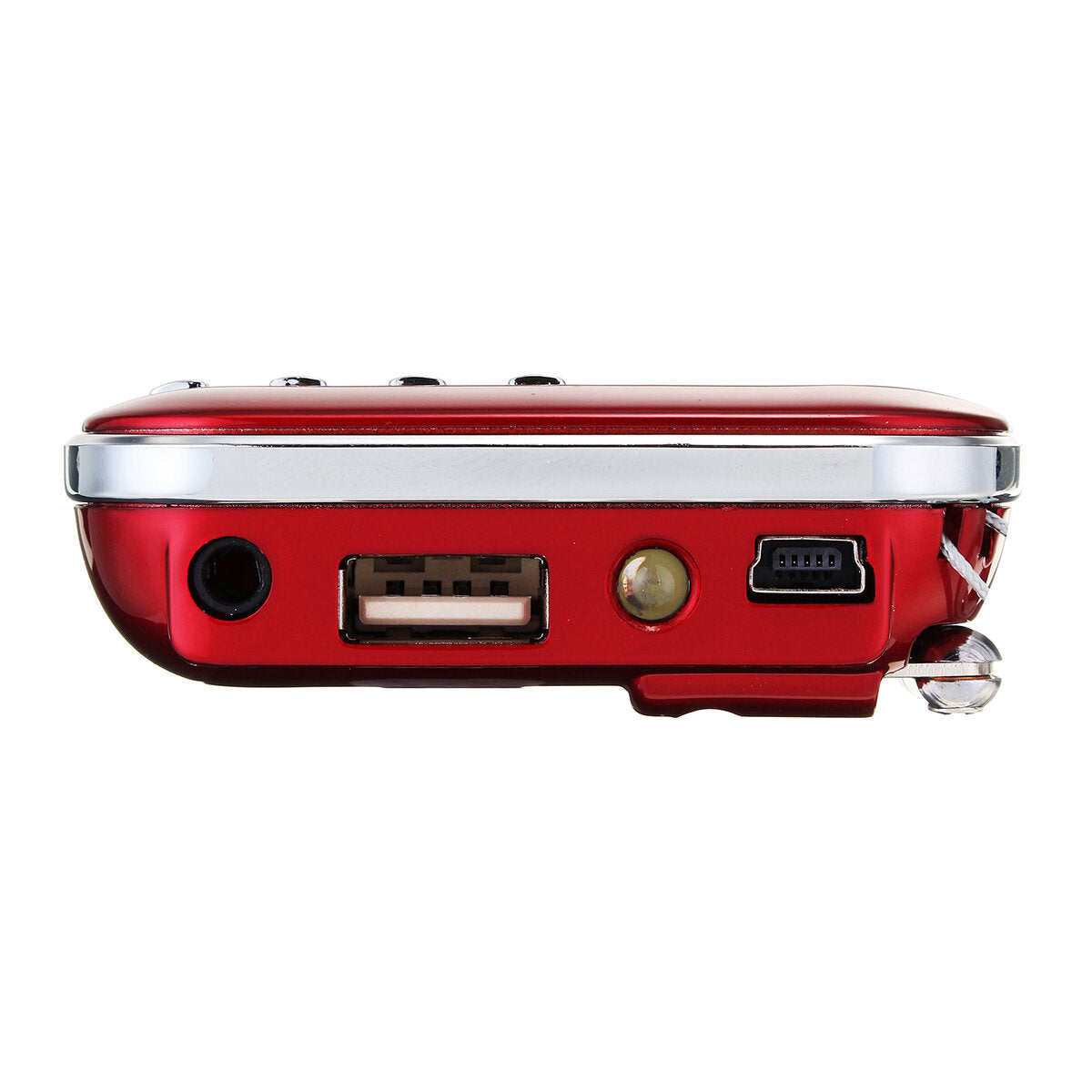 FM AM Radio Digital LCD Supper Bass Mini Speaker AUX USB TF LED Light