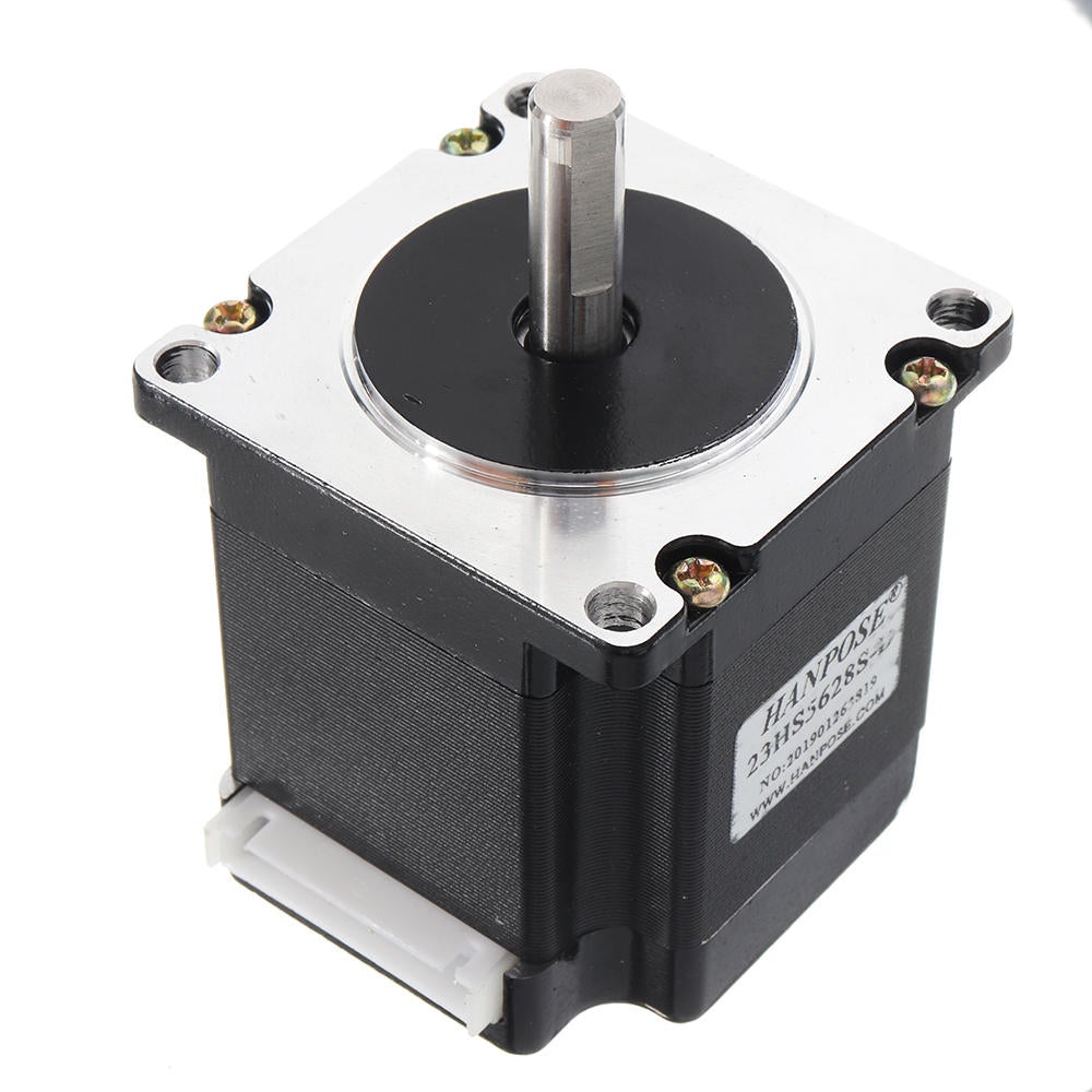 Double Shaft 56mm Nema 23 Stepper Motor 57 Motor 2.8A 126N.cm 4-lead CNC Laser Grind Foam Plasma Cut Engraving Machine