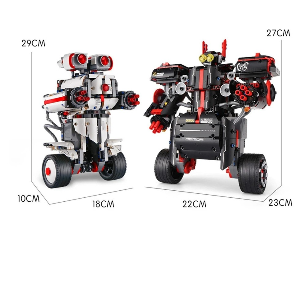 791PCS 2.4G Remote Control APP RC Robot Educational Bricks STEM Toys