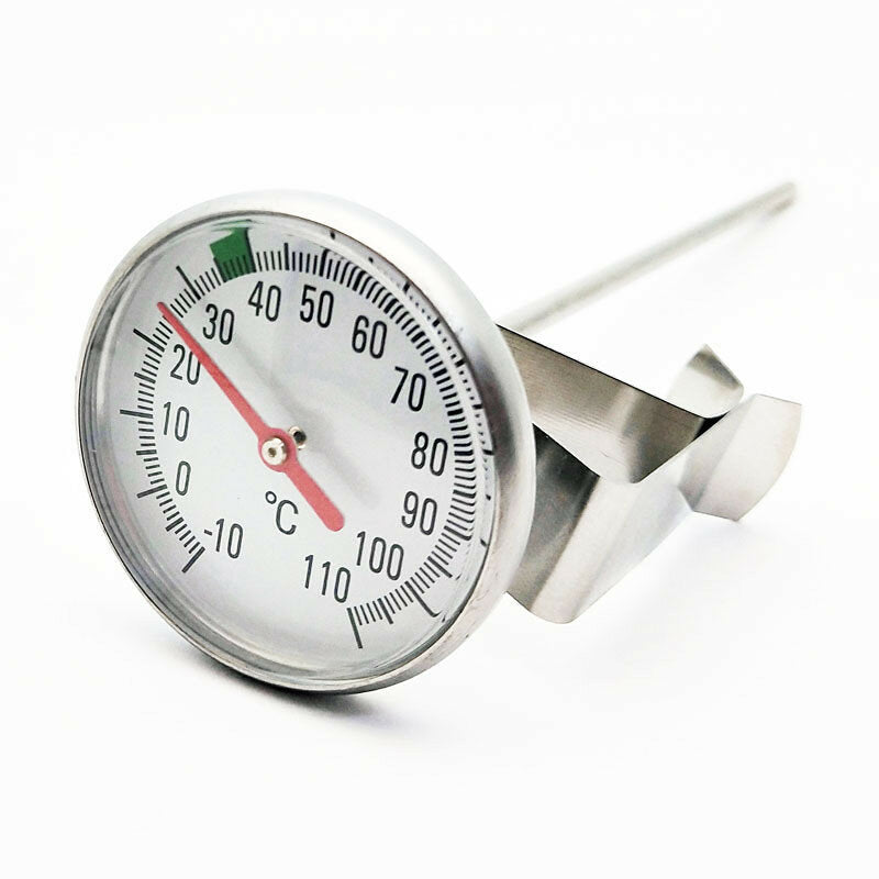 Food Thermometer Stainless Steel Measuring Safety for Coffee Milk