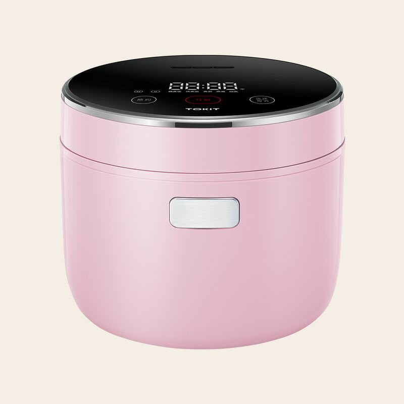 Mini Smart Rice Cooker Colorful Series 400W 1.6L Capacity Touch Control 5 Layer Thick Liner APP Control
