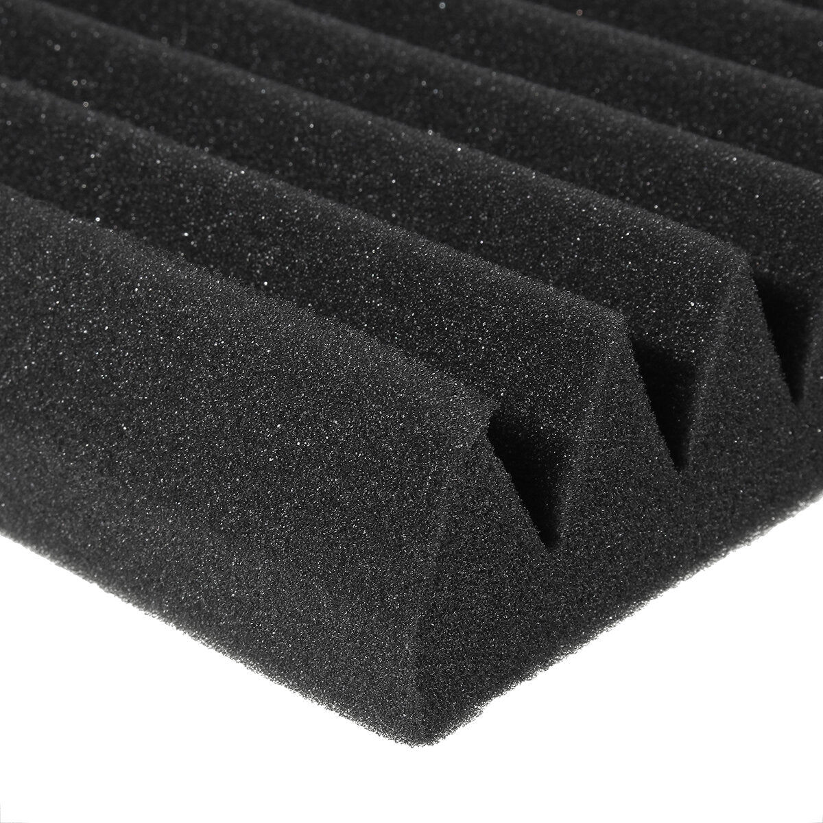 6Pcs Triangular Sound Insulation Cotton KTV Muffler Sponge Foam Pad Wall Absorption