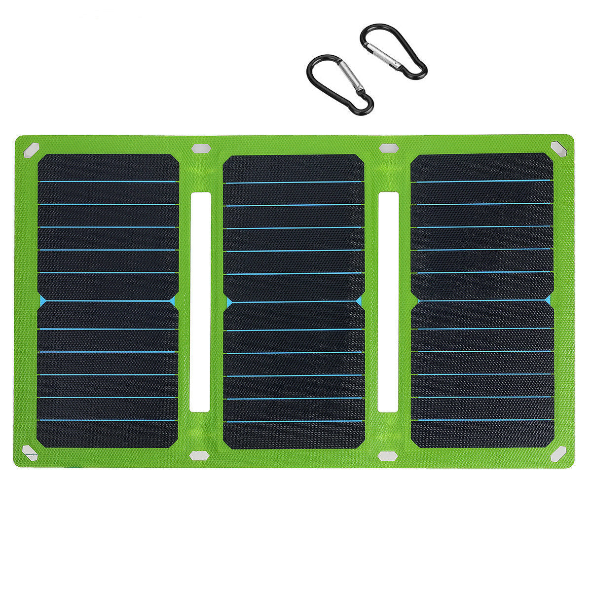 38W/50W 5V/12V Foldable Solar Panel Charger ETFE Handbag Solar Power Bank Emergency Power Supply for Outdoor Camping Hiking Backpacking