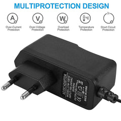 9V 850mA EU Plug Adapter +1 Drag 5 Way aisy Chain Cable for BOSS Zoom Guitar Effector Guitar Effect Pedal Power 2m